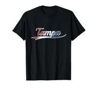Tampa Patriotic USA Vintage Distressed American Flag T-Shirt