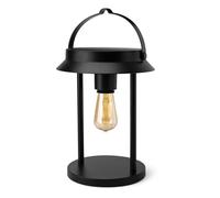 Tampa Solar Lantern, IP44 Waterproof, LED Solar Lantern with 3 Light Modes, Battery Rechargeable via USB-C, Garden Decoration, Solar-Powered Table Lamp for Outdoors, Brendz