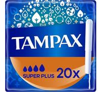 Tampax Blue Super+ Tampons x20 (Pack of 8) 98514