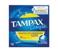 Tampax Tampons Compak Regular With Applicator - 18 Pack