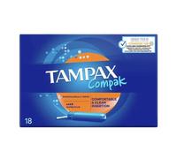 Tampax Compak Super Plus Tampons Applicator 18X