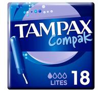 Tampax Tampons Compak Lites with Applicator 18