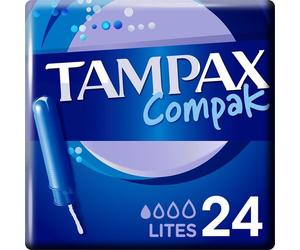 Tampax Compak Lites Tampons 24
