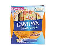 Tampax Pearl Compak Super Plus Tampons With Applicator x16