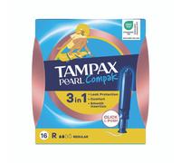 Tampax Compak Prl Tampon Reg X16 PK8