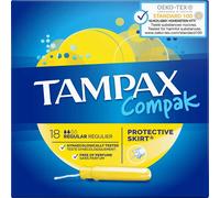 Tampax Tampons Compak Regular With Applicator - 18 Pack