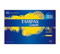 Tampax Compak Regular Applicator Tampons - Pack of 32