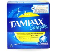 Tampax Compak Regular Tampons 18's