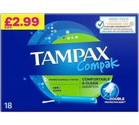Tampax Compak Super 18s PMP £299 SRP