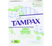 Tampax Organic Cotton Protection Super Tampons Applicator x16