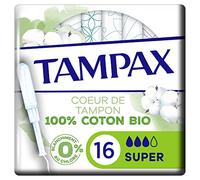Tampax Organic Cotton Protection Super Tampons Applicator x16