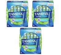 Tampax Pearl Compact Super Tampons Multipack Applicator Comfort Care