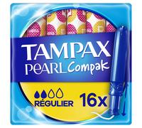 Tampax Compak Pearl Regular Tampons 18/16