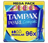 Tampax Pearl Compak Applicator Regular Leak Protect - Pack of 4 x 24 Tampons