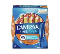 Tampax Compak Pearl Super Plus Tampons, Pack of 18
