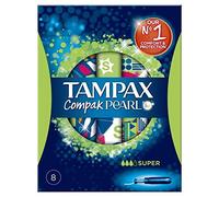 Tampax Pearl Compak Super Tampons Applicator, 8 each