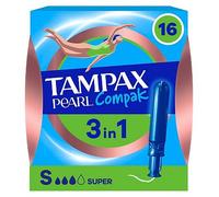 Tampax Pearl Compak Super Tampons With Applicator x16