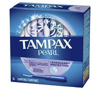 Tampax Pearl Plastic Unscented Tampons, Lites/Light Absorbency, 36 Count (Pack Of 2)