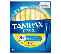 Tampax Tampons Pearl 3-in-1 Applicator Regular 18 Pack