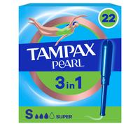 Tampax Pearl Super Tampons with Applicator 22 Pack pack
