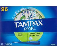 Tampax Pearl Unscented Tampons, Super Absorbency (96 ct)