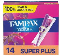 Tampax Radiant Tampons, Super Plus Absorbency