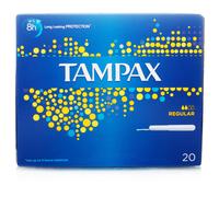 Tampax Regular Tampons 20 Pack pack
