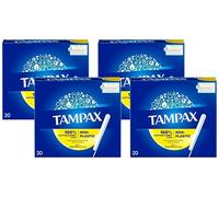 Tampax Regular Tampons with Cardboard Applicator, Pack of 80