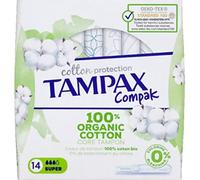 Swabs Tampax Cotton Protection Compak Super x14