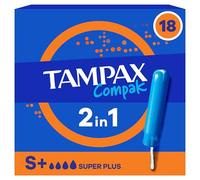 Tampax - Tampax Compak Super Plus Tampons with Applicator - 18 Pieces