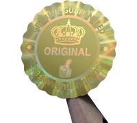 Tamper-Evident Hologram Stickers 20x20mm - Void Security Labels with “Original” & “Genuine Guaranteed” - Self-Adhesive Anti-Tamper Seals for Warranty, Packaging, Documents, Electronics (98)