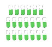 Tamper Evident Security Seals 20 Pack Disposable Plastic Wire Lock Seals for Freight, Travel Luggage, Utility Meters & Inventory, Green