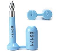 Tamper-proof seal, Red Bolt Seals High Security Cargo Container Seal Numbered Tamper Evident Shipping for Truck(Blue,10 PCS)