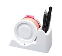 Tamper-Proof Seal Sticker Base - 11x15.5x8.2cm Measurements, 500g Weighted PP Hardware, Desktop Tape Dispenser | Professional Business Studio Teacher Supplies Home Restaurant Takeout Packaging
