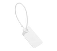 Tamper Proof Security Seal Numbered Tags 100 Pack, Numbered Plastic Pull Tie Seals Hang Tags 160mm Multicolor White(Wit)