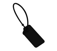 Tamper Proof Security Seal Numbered Tags 100 Pack, Numbered Plastic Pull Tie Seals Hang Tags 160mm Multicolor White(Black)