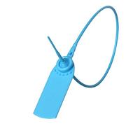 Tamper Proof Security Seal Numbered Tags Numbered Pull Ties Seals Pack of 100 410mm Plastic Multicolor for Clothing(Blue)