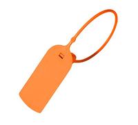 Tamper Proof Security Seal Numbered Tags Plastic Pull Ties Hang Tag Seals for Garment Shoes Pack of 100 Multicolor 200mm(Orange)