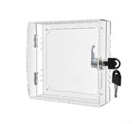 Tamper Proof Thermostat Lock Box With Security Keys For Home And Office Use Large Thermostat Lock Box Cover with Key, Clear Thermostat Cover