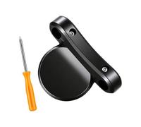 Tamper Resistant Bike Locator Mount, ABS Hard Shell Case with Special Screw Head Structure in Black for Practical Cycling Frame Setups Bike Locator Case Cycle Disc Holder Black ABS Holder Tamper Screw