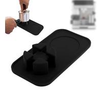 Tamping Mat for Ninja Luxe Cafe Espresso Machine ES601, Silicone Tamper Station with Non-Slip Base Essential Espresso Accessories (Black)
