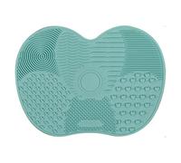 Tampon Nettoyant - 15.5 x 11.5 cm Silicone Rose, Conception Filetée Forte | Tapis Aspiration | Accessoire Élimination Accumulation Produit, Ustensile Hygiène Beauté Maquillage Soin pour et de