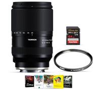 Tamron 25-200mm f/2.8-5.6 Di III VXD G2 Lens for Full Frame Sony Mirrorless Camera with Corel OEM Photo Video Art Suite Software Kit, Tiffen 82mm UV Protector Filter and 64GB SDXC Memory Card - Bundle