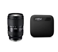 TAMRON - 28-75mm F/2.8 Di III VXD G2 - Zoom lens for Full-frame Mirrorless Sony cameras & Crucial X6 1TB Portable SSD - Up to 800MB/s - PC and Mac - USB 3.2 USB-C External Solid State Drive