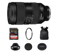 Tamron 35-150mm f/2-2.8 Di III VXD Lens (Sony E) with Fast All-in-One Zoom Range, 64GB Extreme PRO SDXC Card with 200MB/s Read Speed, 82mm Tiffen UV Filter & Camera Backpack Bundle Kit