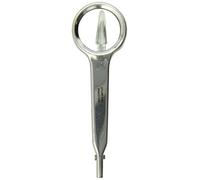 Tamsco Tweezers Pointed with Magnify Glass 4-Inch, Magnify Tweezers, 5 Times Genuine Magnify, Stainless Steel Tweezers, Precision Points, Great for Finding Ticks