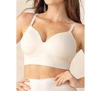 TAMTAK Women Body Shaping Plus Size Fixed Cup Bra Supporting Traceless Underwear Comfortable Gather-up Wireless Bra
