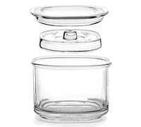 TAMUME 850ml Multi-Purpose Mason Jar Glass Pickle Jar with Lid Sauerkraut Jar with Lid for Daily Favor Canning with Wide Mouth