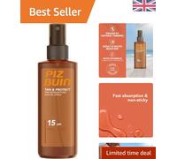 Tan Accelerating Oil Spray SPF 15 - 150ml for All Skin Types, Non-Comedogenic