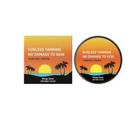 Tan Accelerator Cream, Mangos & Coconuts Scented Tanning Cream, Creates Beautiful Brown Skin That Is Easy To Apply Without Tanning, Suitable For All Skin Types 100g (Orange)